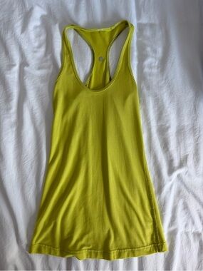 lululemon athletica Neon Lime Racerback Tank
